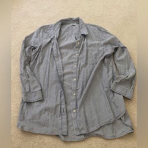 Striped button down shirt